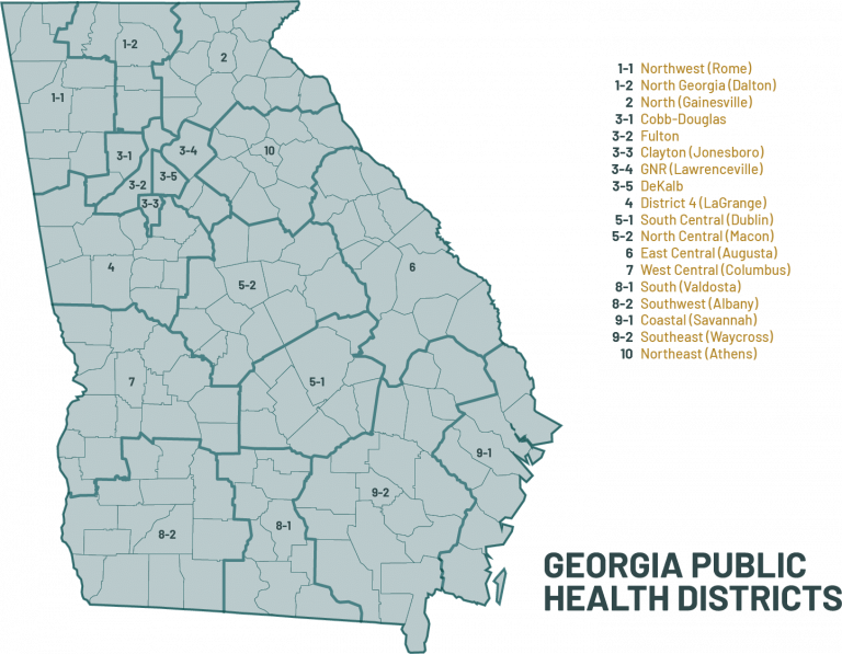 Georgia Public Health District Map Emory Covid Response Collaborative